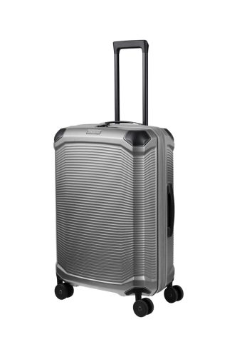 Travelite Millennium 4w M Silver bővíthető közepes méretű bőrönd