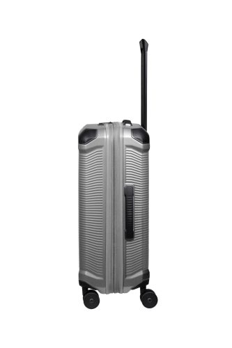 Travelite Millennium 4w M Silver bővíthető közepes méretű bőrönd