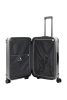 Travelite Millennium 4w M Silver bővíthető közepes méretű bőrönd