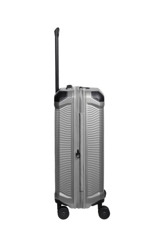 Travelite Millennium 4w M Silver bővíthető közepes méretű bőrönd