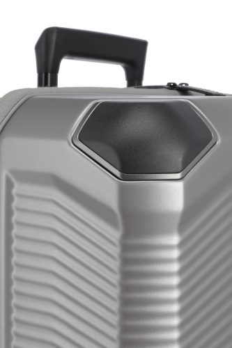 Travelite Millennium 4w M Silver bővíthető közepes méretű bőrönd