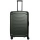 Travelite Millennium 4w L Pine green nagy méretű bőrönd