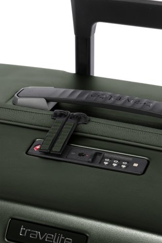 Travelite Millennium 4w L Pine green nagy méretű bőrönd