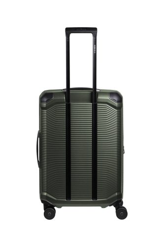 Travelite Millennium 4w M Pine green bővíthető közepes méretű bőrönd