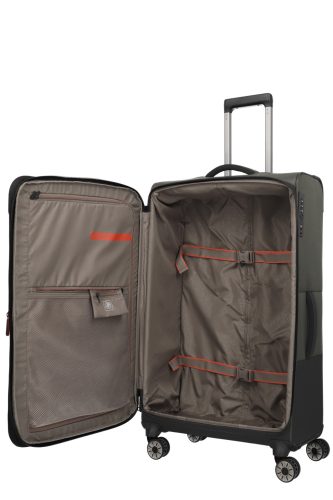 Travelite Crosslite XL 4w Olive 92945-80 óriás méretű bőrönd