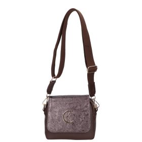 Karen rostbőr táska D 527 barna virág
