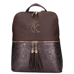 Karen D 526 bronz virág rostbőr női táska