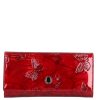 Peterson 72401 piros lepkés lakk bőr női pénztárca