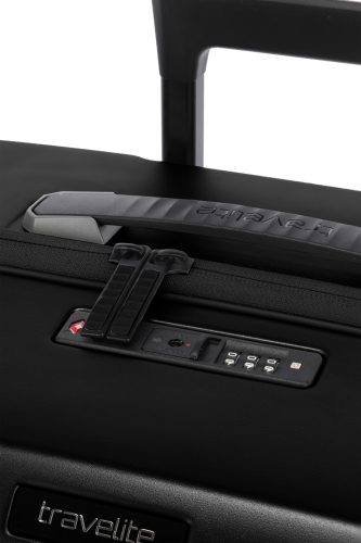 Travelite Millennium 4w L fekete nagy méretű bőrönd