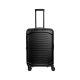 Travelite Millennium 4w M fekete bővíthető közepes méretű bőrönd