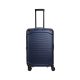 Travelite Millennium 4w M navy bővíthető közepes méretű bőrönd