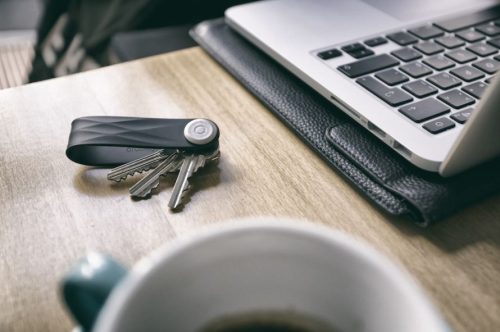 Kulcstartó Orbitkey KEY ORGANISER Active Black