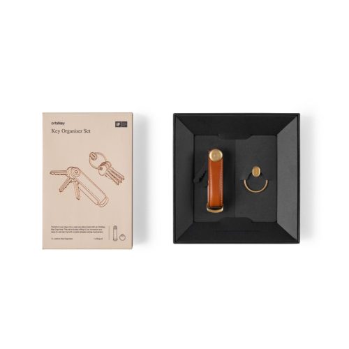 Orbitkey key organiser set cognac tan / GLT2-CGT-201