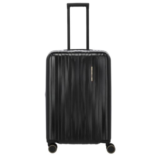 Travelite Barbara Novelty M fekete BŐVÍTHETŐ közepes bőrönd