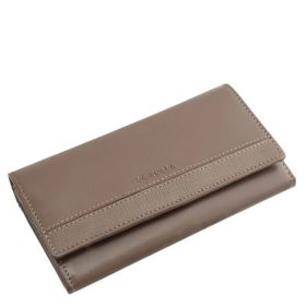 La Scala SBL72037 taupe női bőr pénztárca
