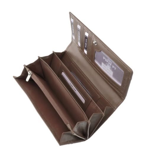 La Scala SBL72037 taupe női bőr pénztárca