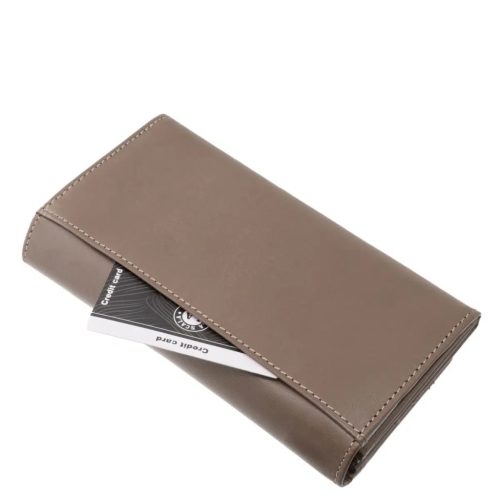 La Scala SBL72037 taupe női bőr pénztárca