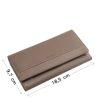 La Scala SBL72037 taupe női bőr pénztárca