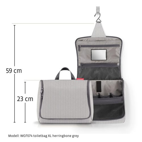 Reisenthel toiletbag XL twist coffee WO6041 kozmetikai táska 
