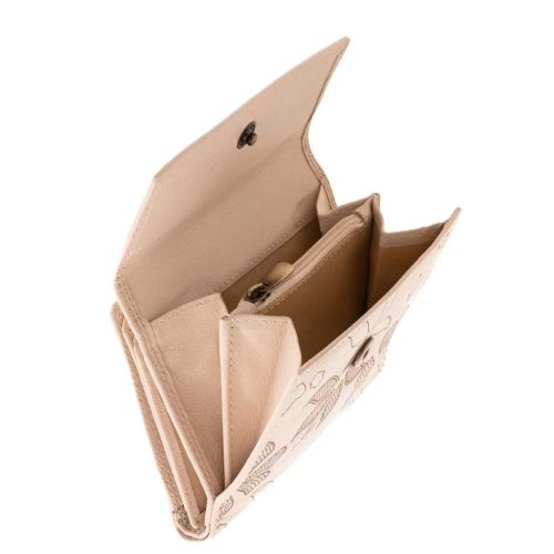 Sylvia Belmonte női pénztárca valódi bőrből SLV120 L.BEIGE