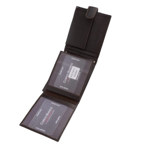 Férfi pénztárca Corvo Bianco SCB1021/T fekete