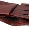 Csíkbetétes Corvo Bianco férfi pénztárca CBF1027/T cognac