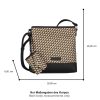 Tom Tailor XENIA CROSS BAG M fekete bézs oldaltáska
