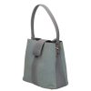 David Jones női válltáska CM7703-1 steelgray
