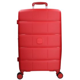 Benzi 5901 L piros nagy méretű bővíthető bőrönd