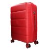 Benzi 5901 L piros nagy méretű bővíthető bőrönd