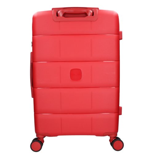 Benzi 5901 L piros nagy méretű bővíthető bőrönd