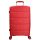 Benzi 5901 M piros közepes méretű bővíthető bőrönd
