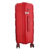 Benzi 5901 M piros közepes méretű bővíthető bőrönd