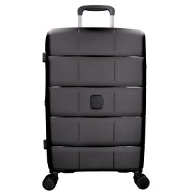 Benzi 5901 M fekete közepes méretű bővíthető bőrönd
