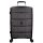 Benzi 5901 M fekete közepes méretű bővíthető bőrönd