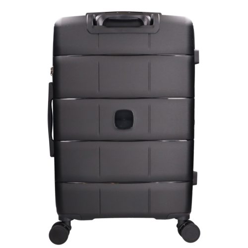 Benzi 5901 M fekete közepes méretű bővíthető bőrönd