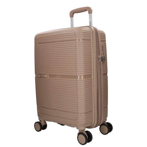 Benzi Barcelona 5899 S bézs bővíthető kabinbőrönd