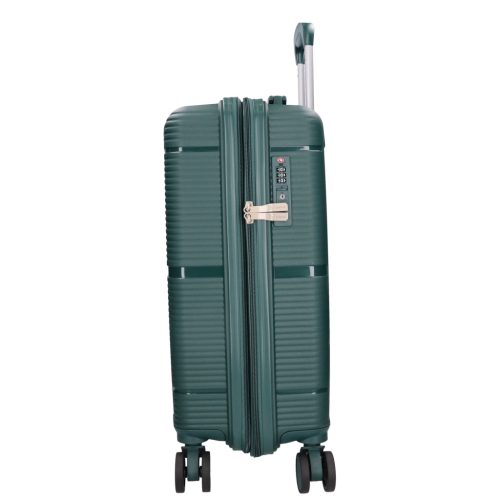 Benzi Barcelona 5899 S zöld bővíthető kabinbőrönd