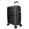 Benzi Barcelona 5899 S fekete bővíthető kabinbőrönd