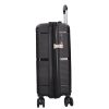 Benzi Barcelona 5899 S fekete bővíthető kabinbőrönd