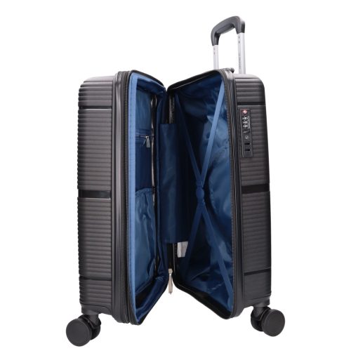 Benzi Barcelona 5899 S fekete bővíthető kabinbőrönd