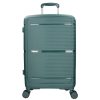 Benzi Barcelona 5899 M zöld közepes méretű bővíthető bőrönd
