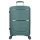 Benzi Barcelona 5899 M zöld közepes méretű bővíthető bőrönd