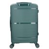 Benzi Barcelona 5899 M zöld közepes méretű bővíthető bőrönd