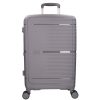 Benzi Barcelona 5899 M szürke közepes méretű bővíthető bőrönd