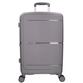   Benzi Barcelona 5899 M szürke közepes méretű bővíthető bőrönd