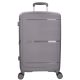 Benzi Barcelona 5899 M szürke közepes méretű bővíthető bőrönd