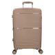 Benzi Barcelona 5899 M bézs közepes méretű bővíthető bőrönd