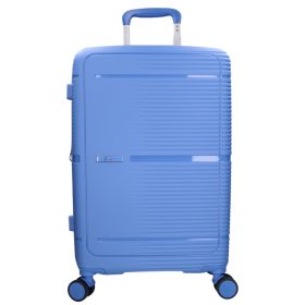   Benzi Barcelona 5899 M világos kék közepes méretű bővíthető bőrönd