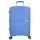 Benzi Barcelona 5899 M világos kék közepes méretű bővíthető bőrönd